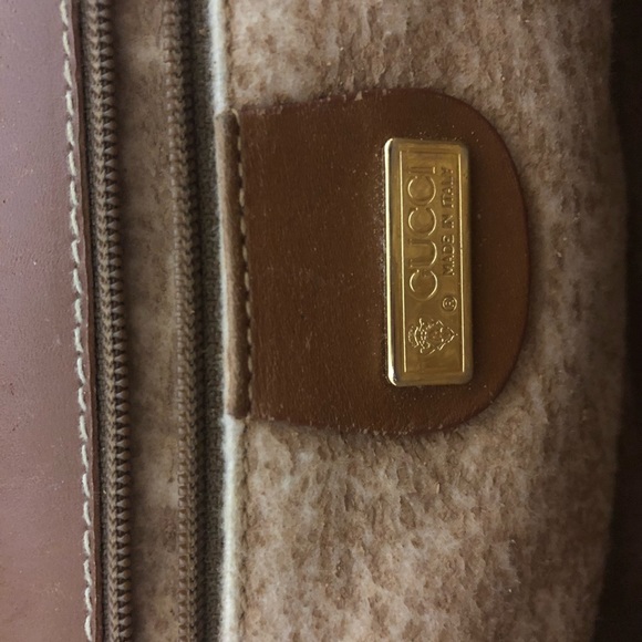 Vintage Gucci Canvas Handbag - Picture 3 of 8
